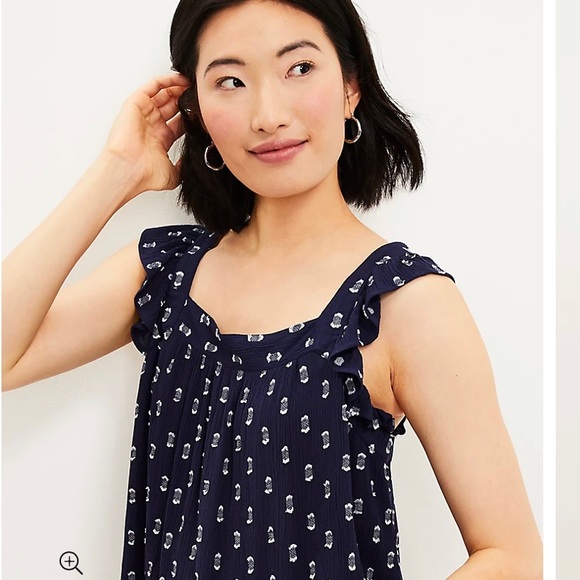 Navy & white loft top - Picture 2 of 6